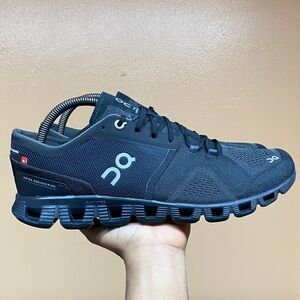 ON Cloud X 4 Men’s Running Sneakers “Black/Eclipse”